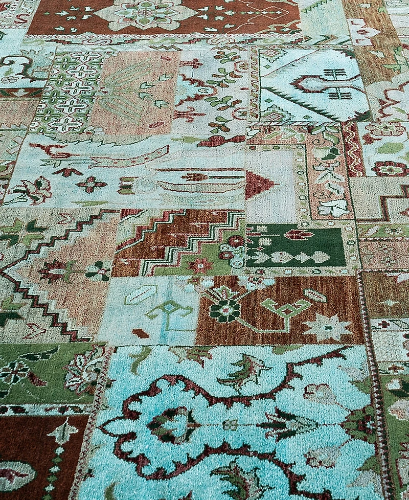Adorn Hand Woven Rugs Indian Ooak M6013 8'10''x11'10'' Area Rug