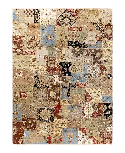 Adorn Hand Woven Rugs Indian Ooak M6061 9'2''x12'3'' Area Rug