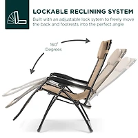 Best Choice Products Oversized Zero Gravity Chair