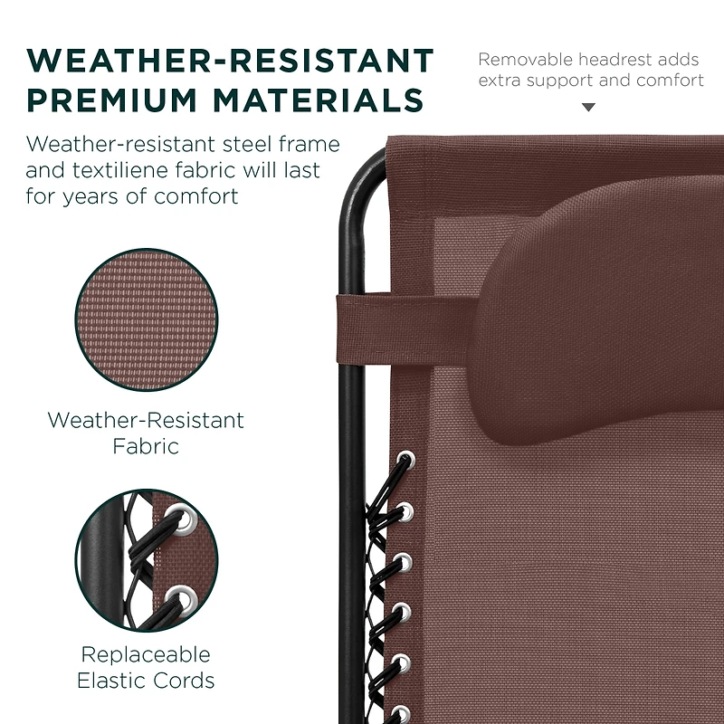 Best Choice Products Oversized Zero Gravity Chair