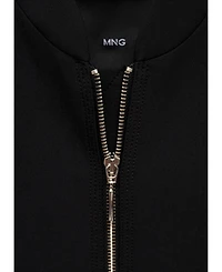 Mango Women's Oversized Bomber Jacket