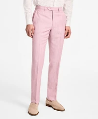 Michael Kors Men's Classic Fit Pink Suit Separates Pant