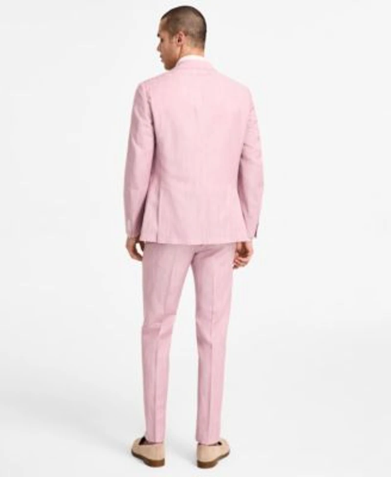 Michael Kors Mens Classic Fit Pink Suit Separates