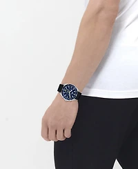 Lacoste Men's Mainsail Blue Silicone Watch 43mm