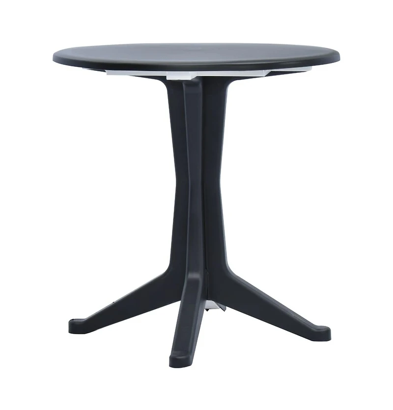 vidaXL Patio Table Anthracite 27.6" Plastic