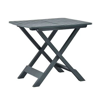 vidaXL Folding Patio Table Green 31.1"x28.3"x27.6" Plastic