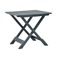 vidaXL Folding Patio Table Green 31.1"x28.3"x27.6" Plastic