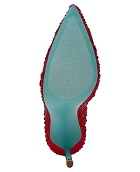 Betsey Johnson Women's Bolt Rhinestone Booties