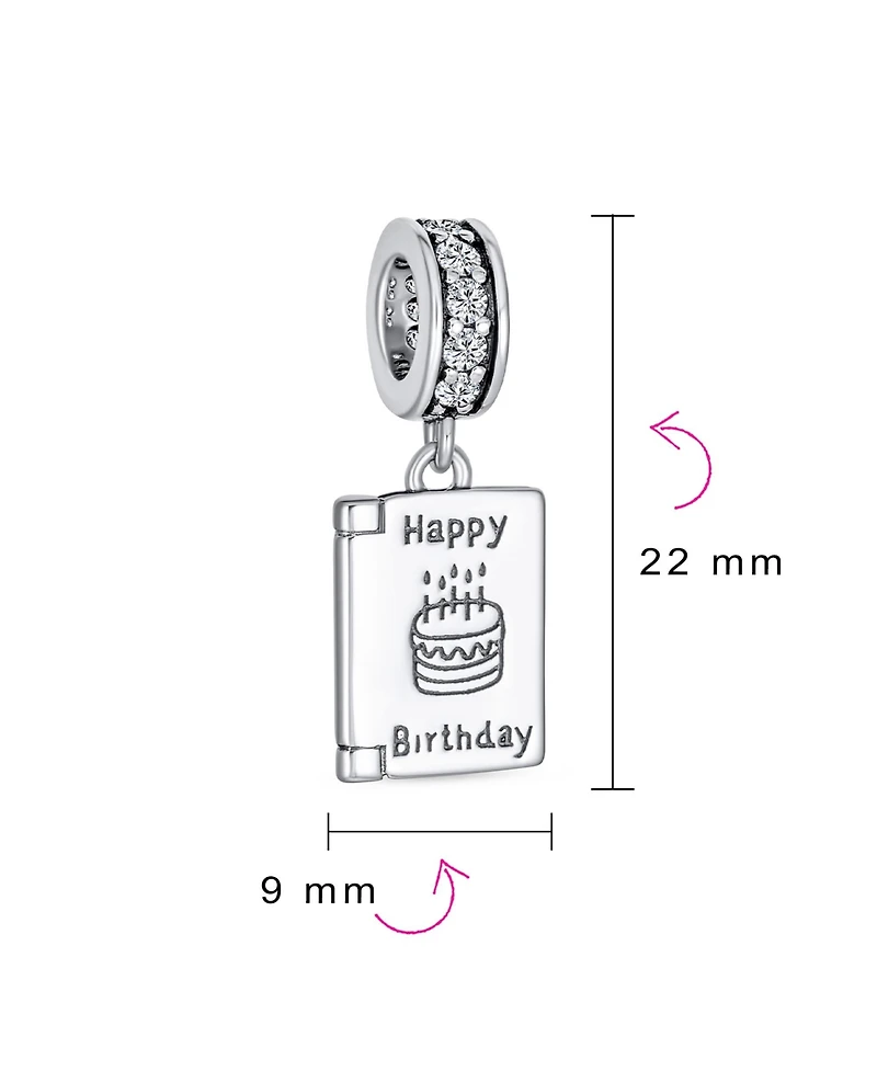 Bling Jewelry Multi Color Ice Cream Cone Charm Bead Two Tone 14K Gold Plated .925 Sterling Silver Fits European Bracelet