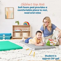SoftZone ECR4Kids Folding Rainbow Rest Mats, Assorted, 5-Piece