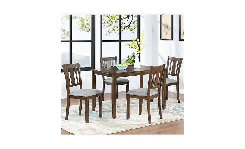 Set of 4 Wooden Dining Chairs for Stylish and Durable Seating