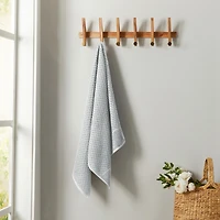 Linery & Co. Quick-Drying Cotton Diamond Waffle Textured Bath Towel, 54" x 27"