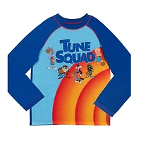 Space Jam Little Boys Looney Tunes Pullover Pajama Shirt and Pants Sleep Set