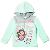 Gabby's Dollhouse Girls Dreamworks Fleece Half Zip Hoodie