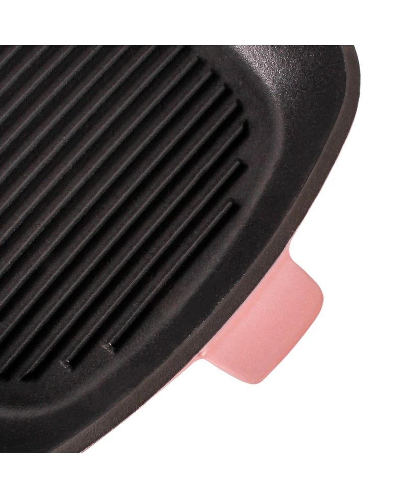 BergHOFF Neo 2pc Cast Iron 11" Grill Pan with Steak Press