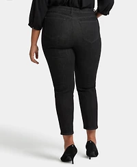 Nydj Plus Stella Tapered Ankle Jeans
