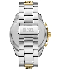 Diesel Men's Mega Chief Chronograph Two-Tone Stainless Steel Watch 51mm