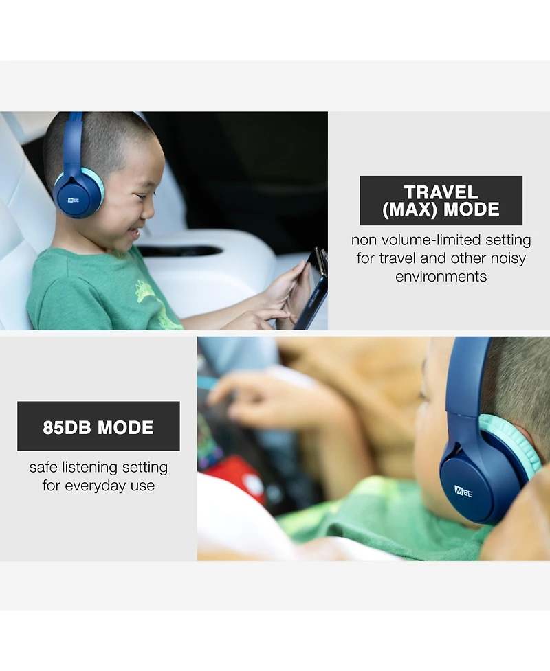 Mee audio KidJamz KJ45BT Safe Listening Bluetooth Wireless Headphones for Kids