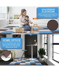 BalanceFrom Fitness Tile Thick Interlocking Puzzle Foam Exercise Play Mat