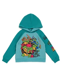 Teenage Mutant Ninja Turtles Fleece Pullover Hoodie and Pants Outfit Set Toddler to Big Kid Sizes (2T - 18-20)