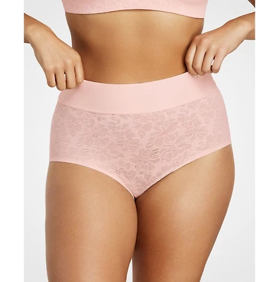 Siella Women's Soft Lace Boy Brief