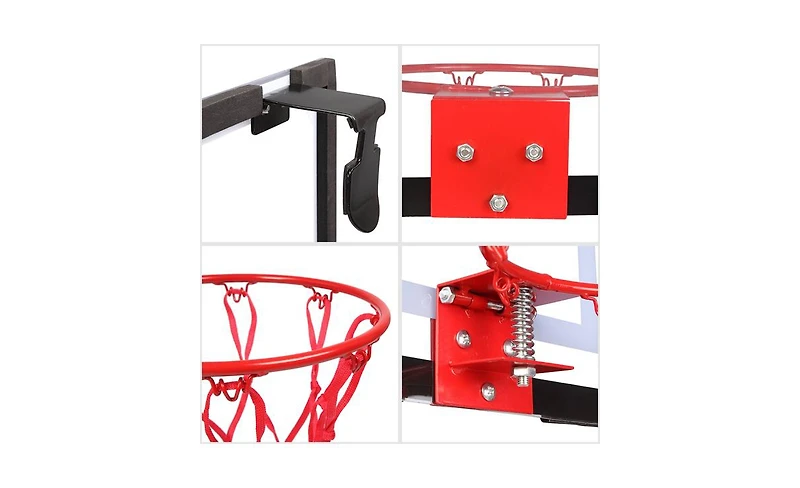 Slickblue Kid's Wall-Mount Clear Basketball Backboard