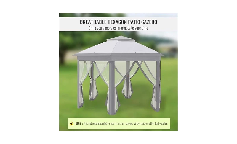 Slickblue Pop-Up Gazebo Party Tent for Quick Setup and Outdoor Gatherings