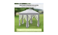 Slickblue Pop-Up Gazebo Party Tent for Quick Setup and Outdoor Gatherings