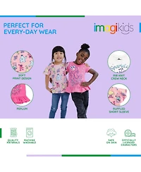 Sesame Street Toddler Girls 3 Pack T-Shirts to (12 Months - 6-6X