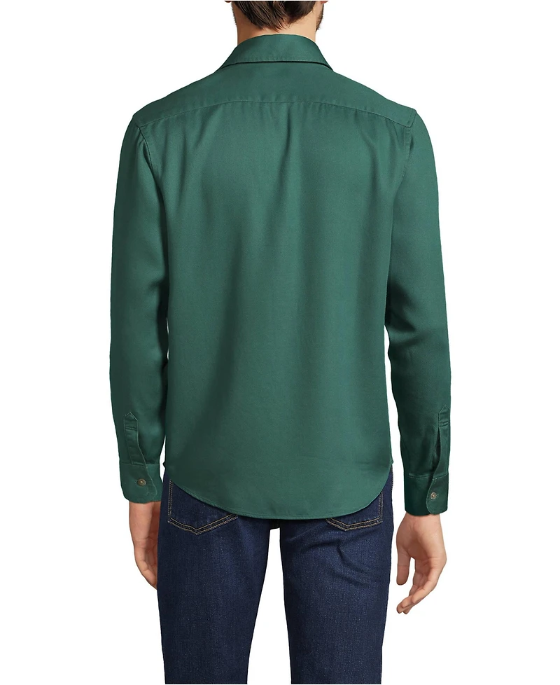 Lands' End Men's Relaxed Twill Shirt