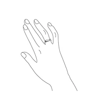 Bling Jewelry Monogram Cubic Zirconia Accent Band Ring .925 Sterling Silver