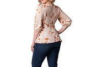 Women's Plus Nina V-Neck Wrap Top