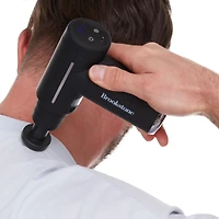 Brookstone Hot and Cold Percussion Massager, 6 Heads, Cordless