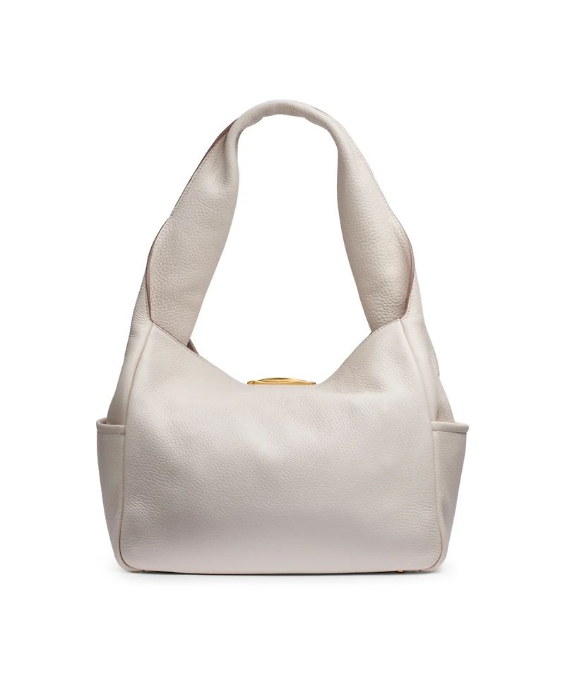 Donna Karan New York Amagansett Soft-Rolled Leather Shoulder with Sculpted Magnet Closure