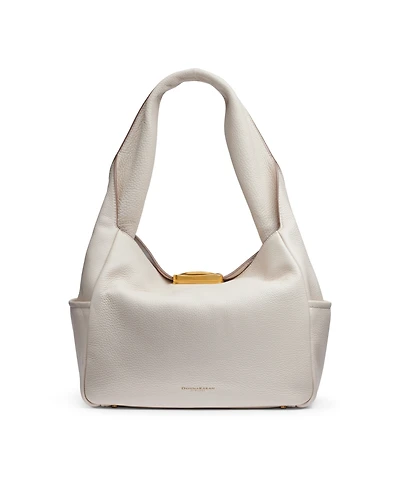 Donna Karan New York Amagansett Soft-Rolled Leather Shoulder with Sculpted Magnet Closure