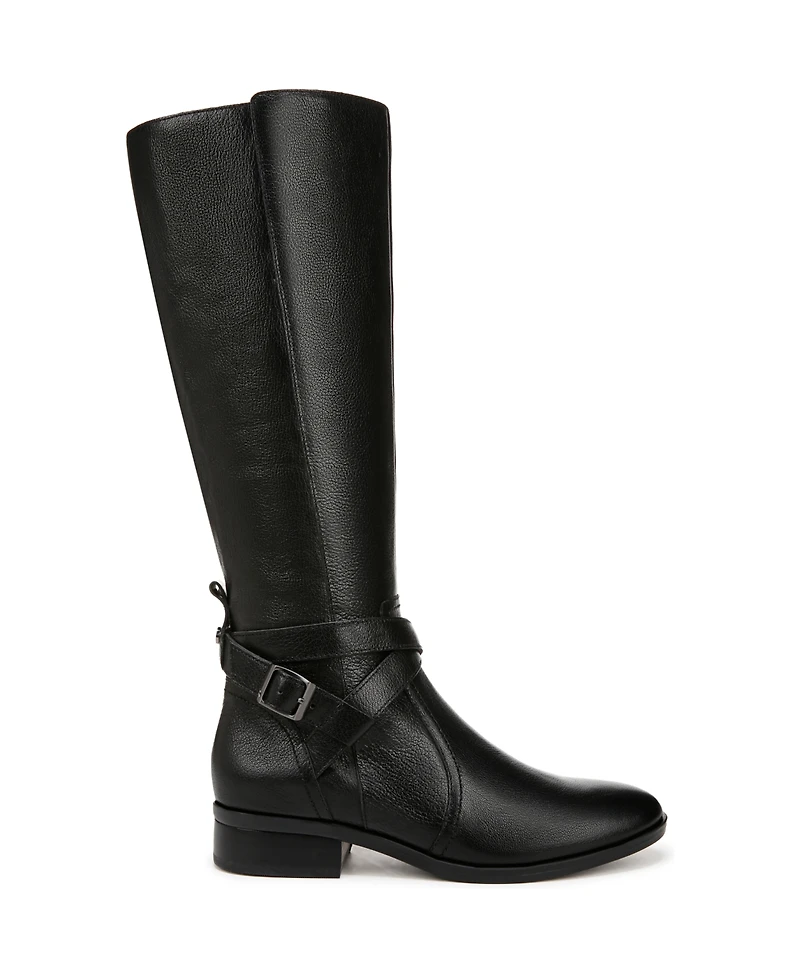 Naturalizer Women's Rena 2 Extra Wide Calf Knee High Block Heel Riding Boots