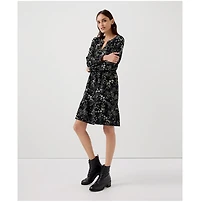 Pact Women's Organic Cotton Cafe Crepe Tiered Dress