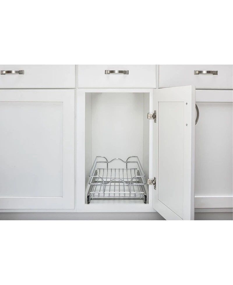 Rev-a-Shelf Kitchen Cabinet Pullout Shelf Organizer, 24 x 22 In, 5WB1-2422CR-1