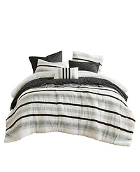 Madison Park Carolina Stripe 7-Pc. Comforter Set, Full/Queen