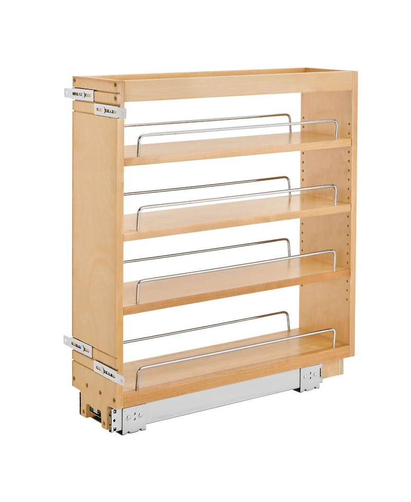 Rev-a-Shelf 6" Pullout Kitchen Cabinet Organizer Pantry Spice Rack, 448-bc-6C