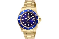 Invicta Men's 26974 Pro Diver Quartz 3 Hand Blue Dial Watch