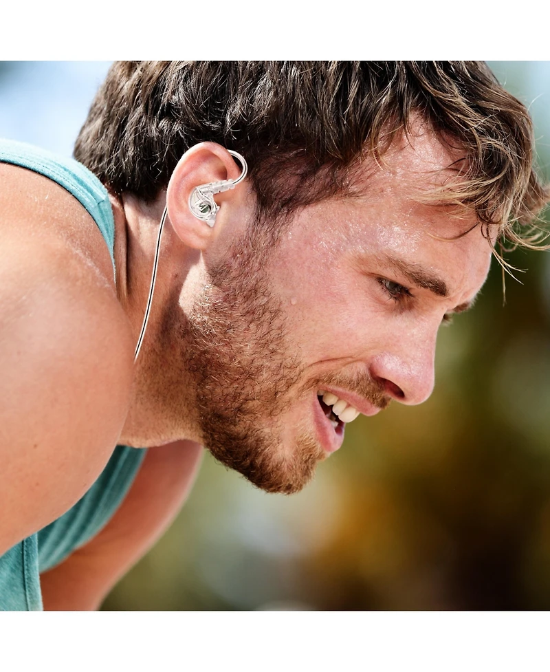 Mee audio M6 In-Ear Sports Headphones w/ Memory Wire & Headset (3.5mm Plug)