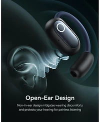 Baseus True Wireless Earbuds Bluetooth 5.3 Open Ear Headphones Sport Earphones,Eli Fit White