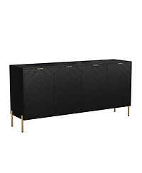 4-Door Accent Cabinet More Large Storage