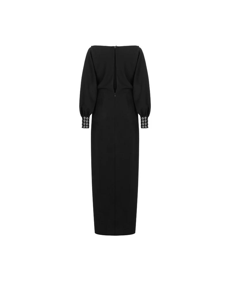 Nocturne Women's Knot Front Long Dress
