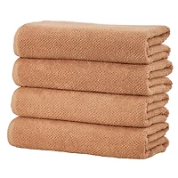 Linery & Co. Cotton Textured -Piece Bath Towel Set