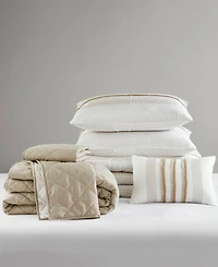 Madison Park Carolina Stripe 7-Pc. Comforter Set, Full/Queen