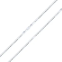 Bling Jewelry Solid 4MM Sterling Silver Miami Cuban Curb Chain Necklace