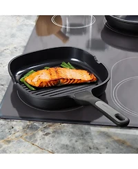 BergHOFF Leo Stone+ 5pc Nonstick Ceramic Specialty Pan Set with Turner, Recycled