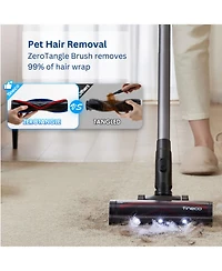 Tineco Go Pet Cordless Stick Vacuum with ZeroTangle Brush Technology, Powder Blue (GO303)